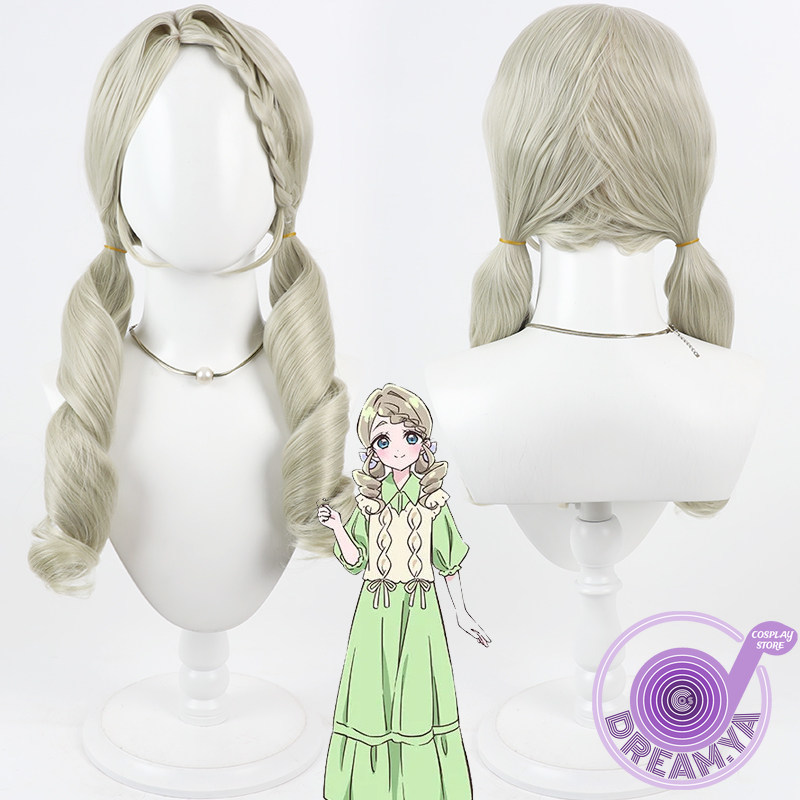 Anime Cosplay Wig Heat Resistant - Kurusu Eriza Cosplay Pruik Lichtgroen Lang