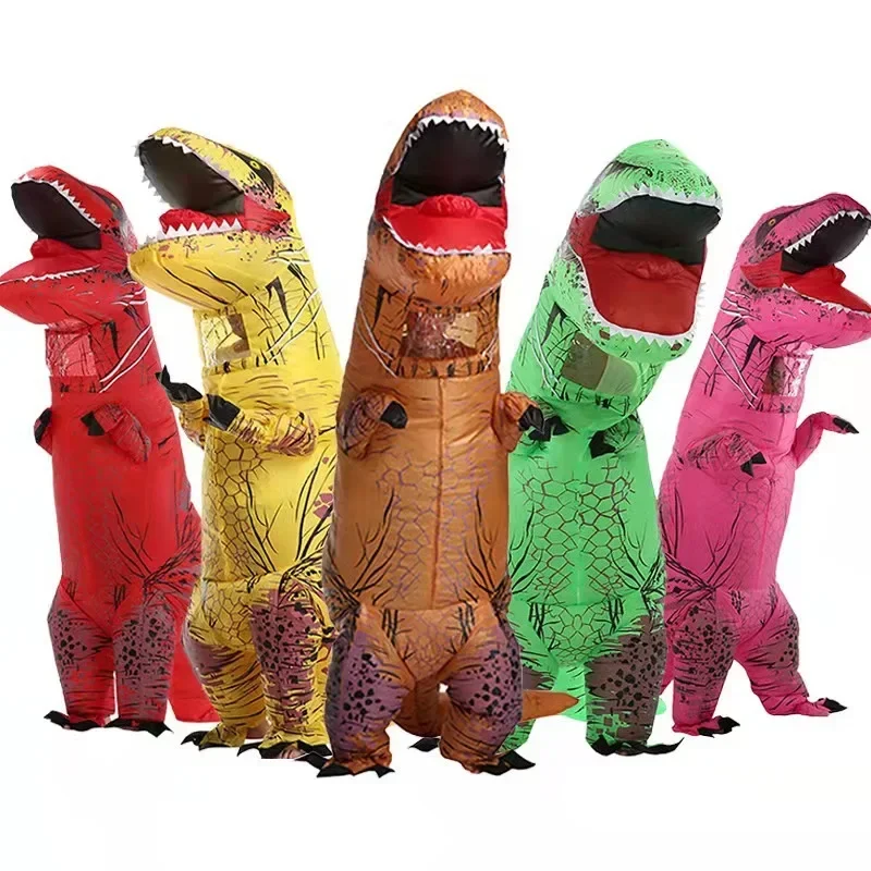 Inflatable Dinosaur Costume Adult - Tyrannosaurus rex opblaasbaar kostuum mascotte Anime