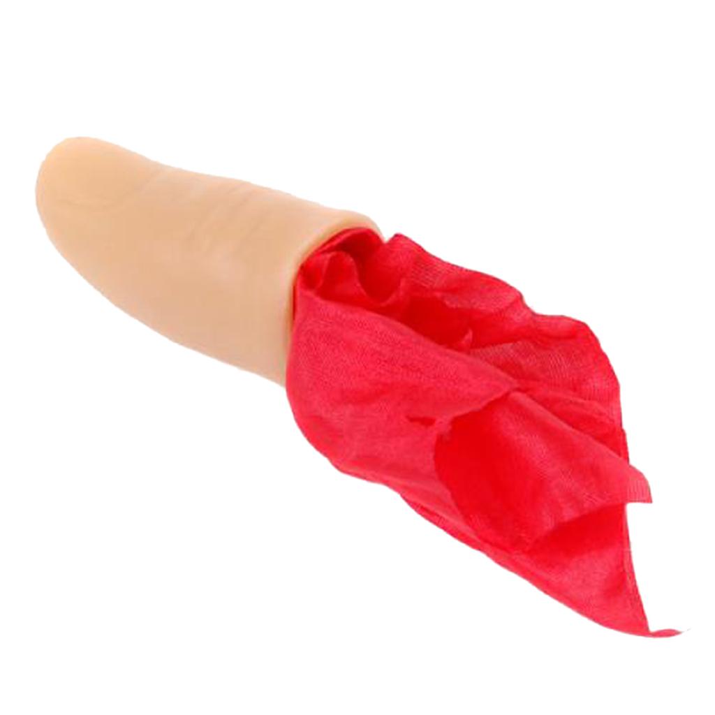 Thumb Tip Magic Trick Set - Goocheltrucs Duimtip Set Verdwijnende Zijde Illusie