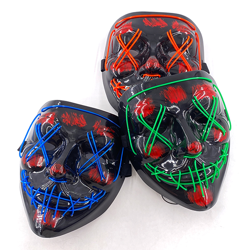Led Purge Mask Halloween - Groothandel 10 stuks Masque LED Purge