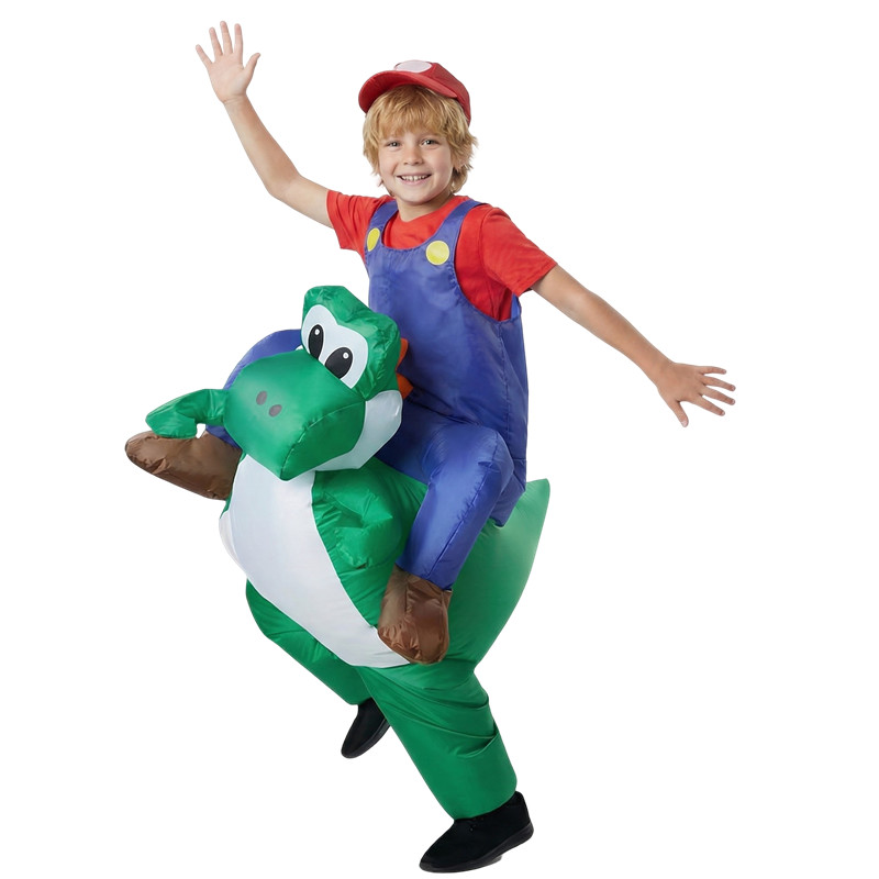 Inflatable Dinosaur Costume Adult - Feestprestaties kostuum volwassen kinderen loodgieter dinosaurus