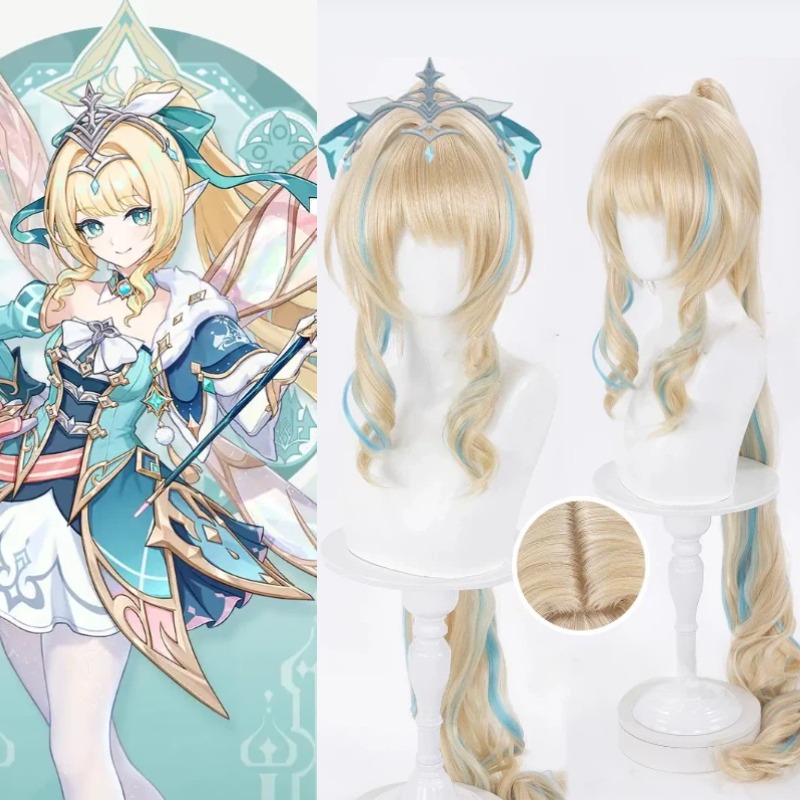 Anime Cosplay Wig Heat Resistant - Game Genshin Impact Vesna Strivozha Cosplaypruik