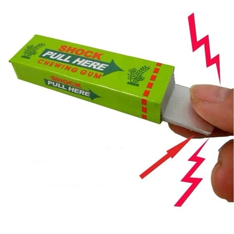 Shock Pen Prank Toy - Elektrische schok grap kauwgom trekhoofd schokkend