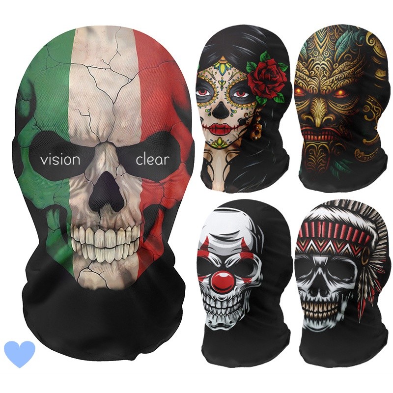 Led Purge Mask Halloween - Skelet volledig gezicht mode hoofddeksels masker