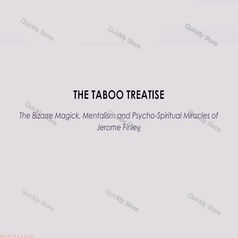 Magic Tricks - Taboo-behandeling uit 2025 door Jerome Finley