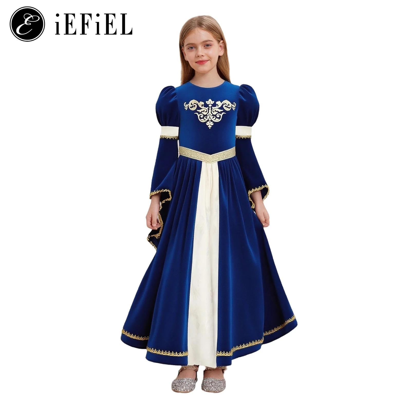 Medieval Renaissance Dress Women - Meisjes Middeleeuwse Prinses/Victoriaanse Koningin Halloween Cosplay