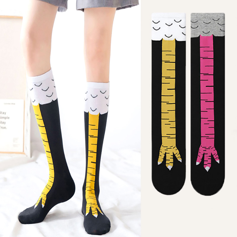 Funny Chicken Leg Socks - Unisex grappige sokken schattige kippenpoten zachte