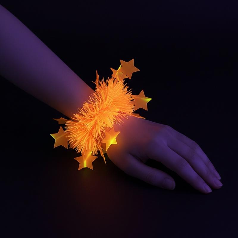 Glow In The Dark Party Glasses - Neon Glow Star Lei Set UV-reactieve
