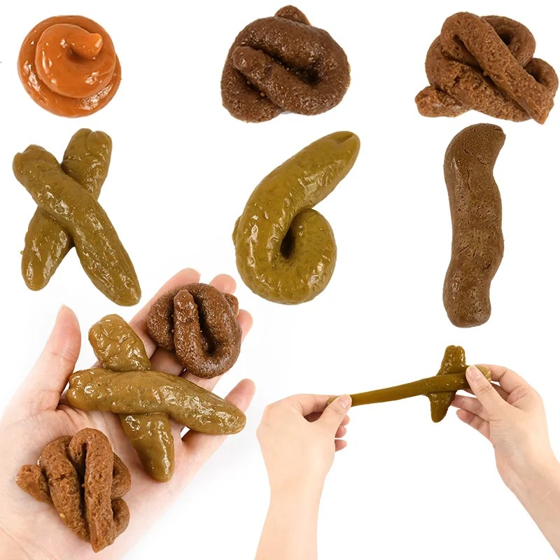 Fake Poop Gag Gift - Realistische stront Veilig en zacht plastic