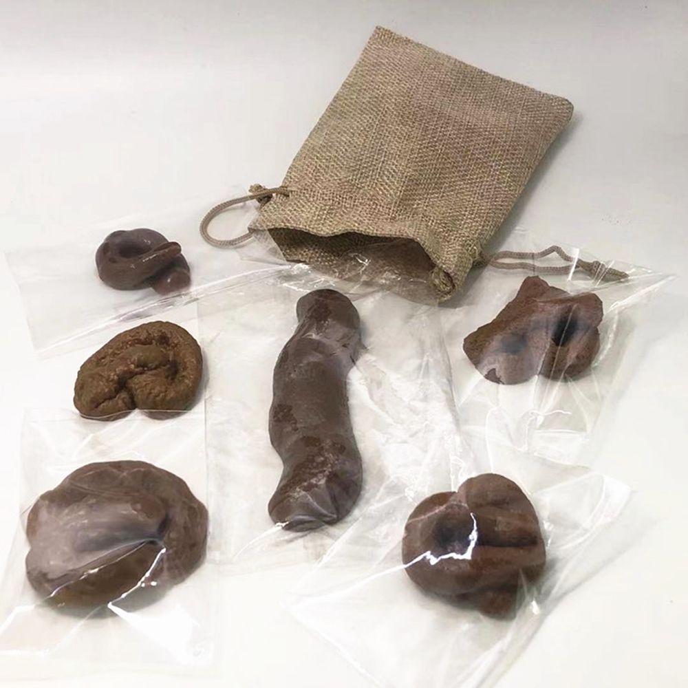 Fake Poop Gag Gift - 6 Stuks Joke Lastig Speelgoed Gadget