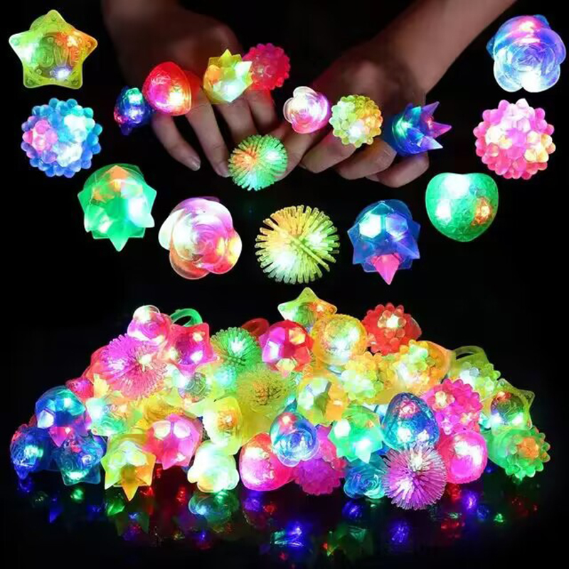 Glow In The Dark Party Glasses - 20/30/50 Stuks Gloeiende Ringen Led Light