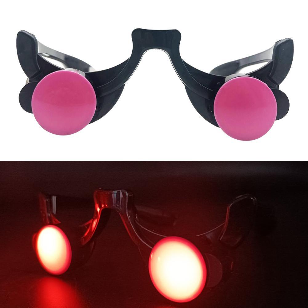 Glow In The Dark Party Glasses - LED Lichtgevende Glow Bril Grappige Rode