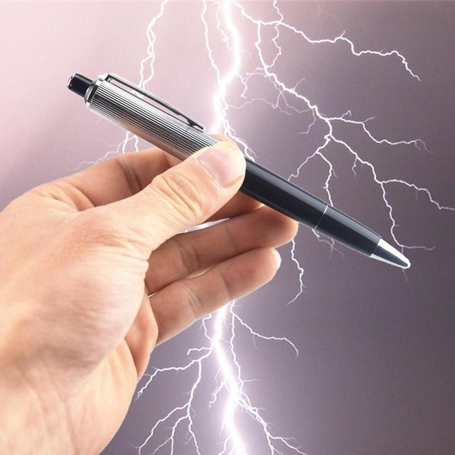 Shock Pen Prank Toy - 1 stuks creatieve fancy balpen schokkende