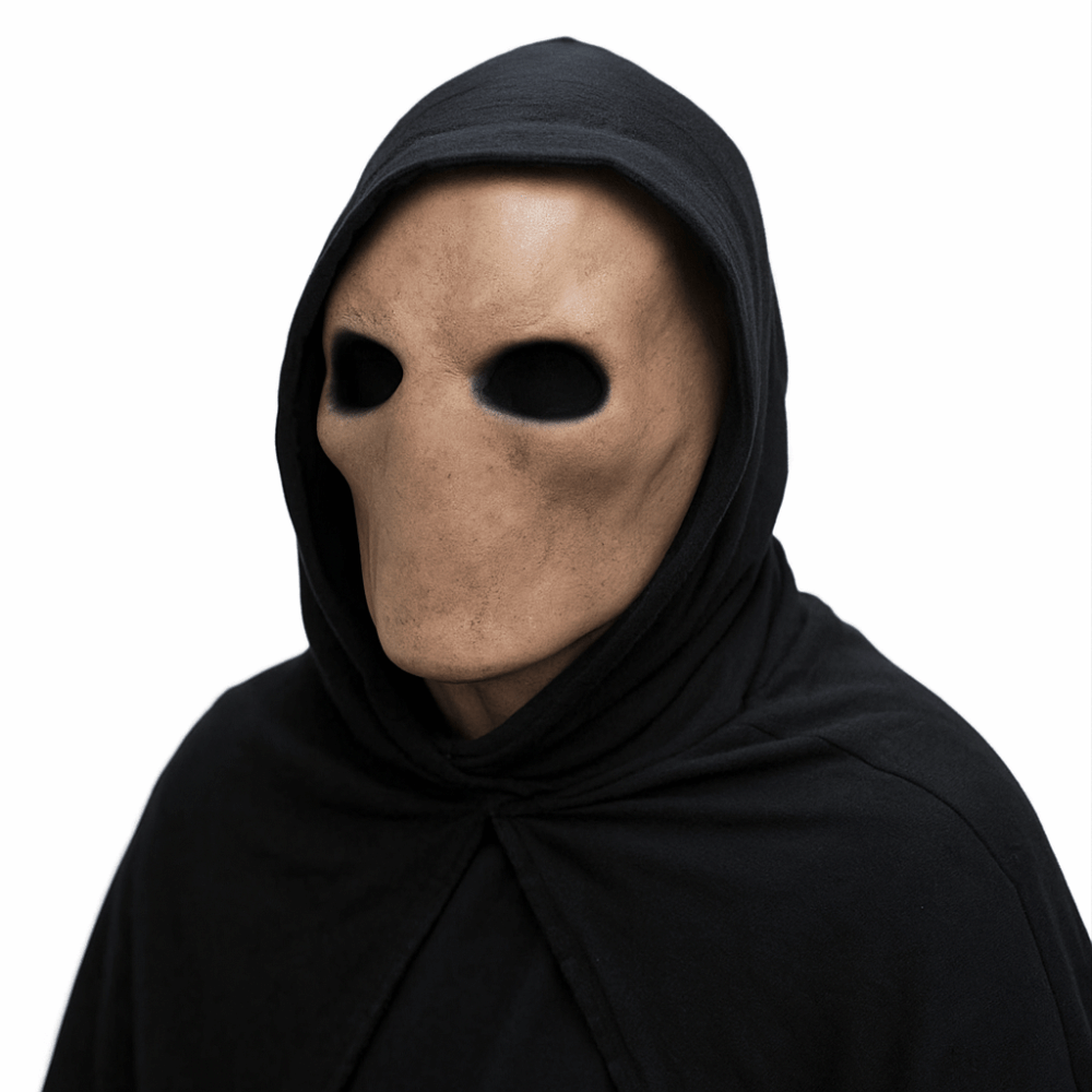 Latex Alien Mask Realistic - Gezichtsloze man Halloween Slenderman masker aankleden