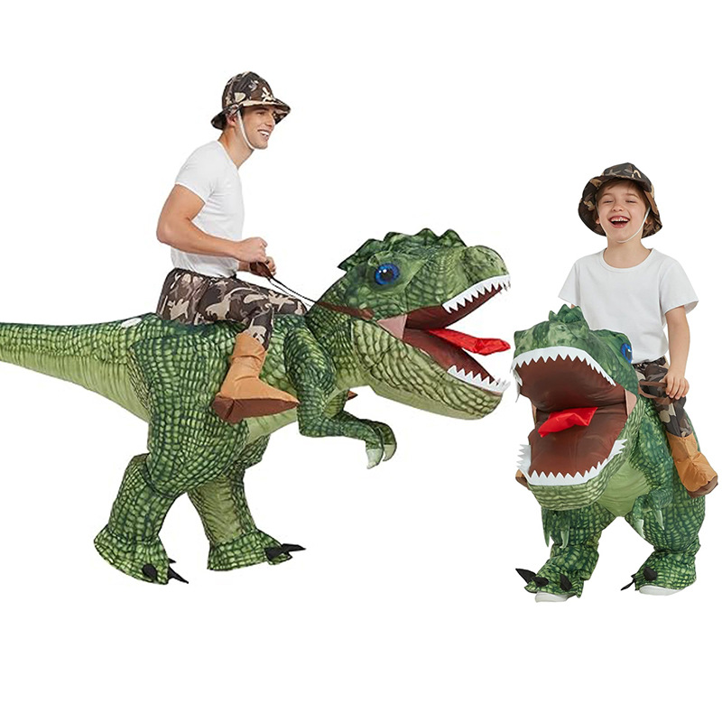 Inflatable Dinosaur Costume Adult - Nieuwste populaire opblaasbare Tyrannosaurus rex kostuum