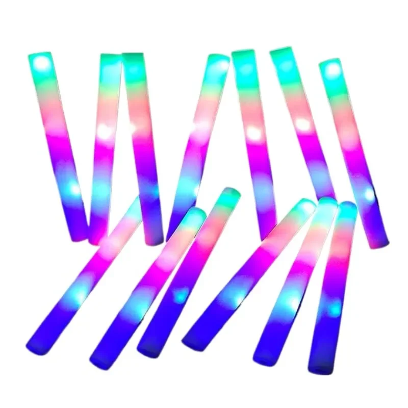Flashing Led Foam Sticks Party - 120 stuks LED schuim glowsticks, gloeien