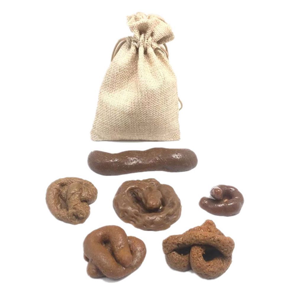 Fake Poop Gag Gift - 6-delige set April Fool's Day nep