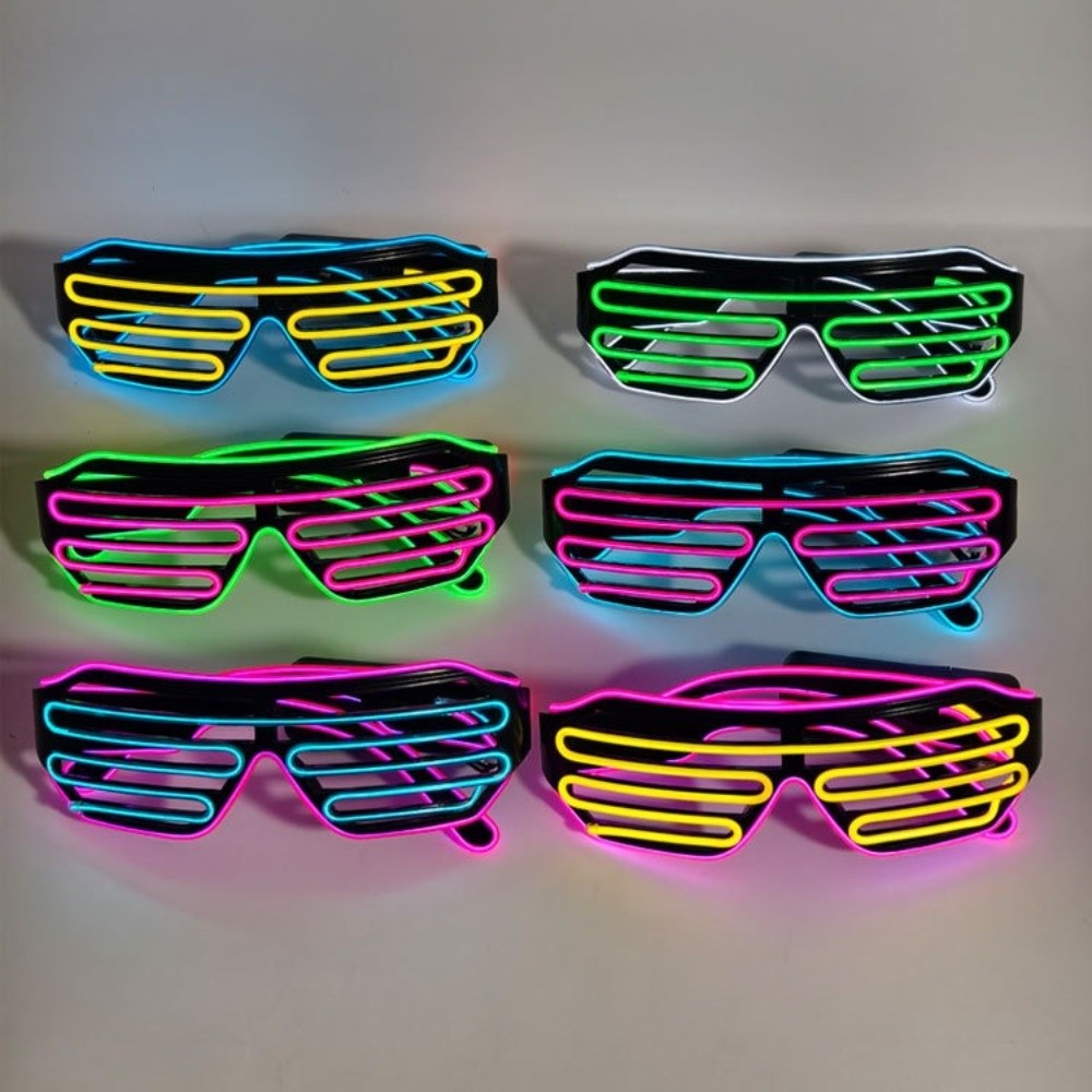 Draadloze LED-gloeiende bril C - Glow In The Dark Party Glasses recensie en prijs