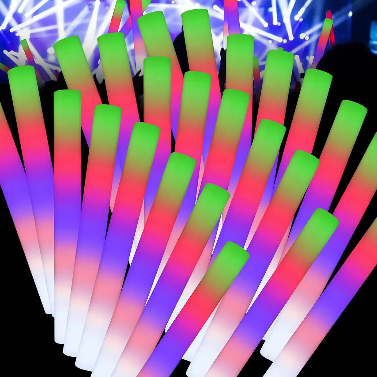 1Z-50PCS Led Foam Glow Sticks  - Flashing Led Foam Sticks Party recensie en prijs