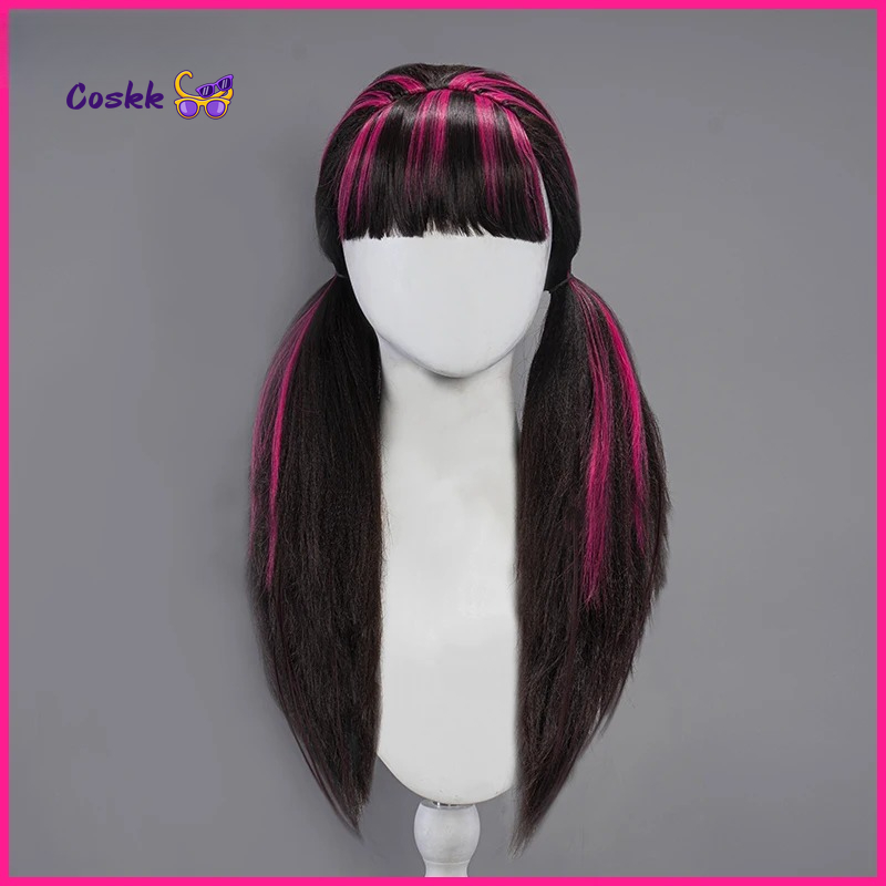 Draculaura Cosplay Pruik Lang  - Anime Cosplay Wig Heat Resistant recensie en prijs