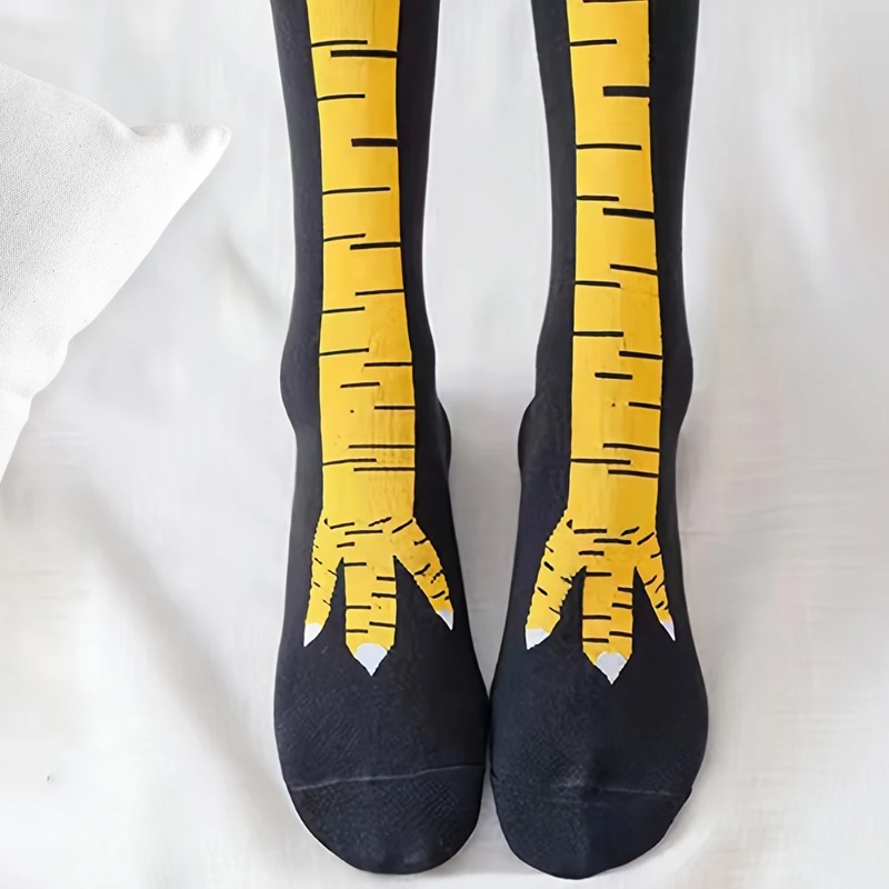 1/2/5 Paar Dames Kniekousen Tr - Funny Chicken Leg Socks recensie en prijs