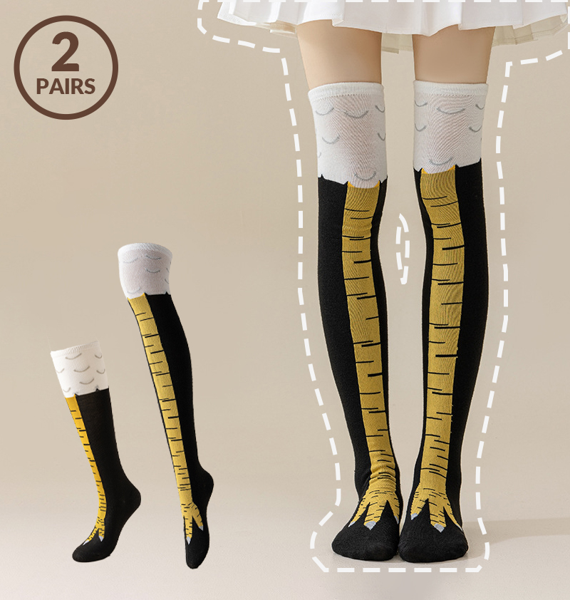 1/2 paris Mannen Grappige 3D K - Funny Chicken Leg Socks recensie en prijs