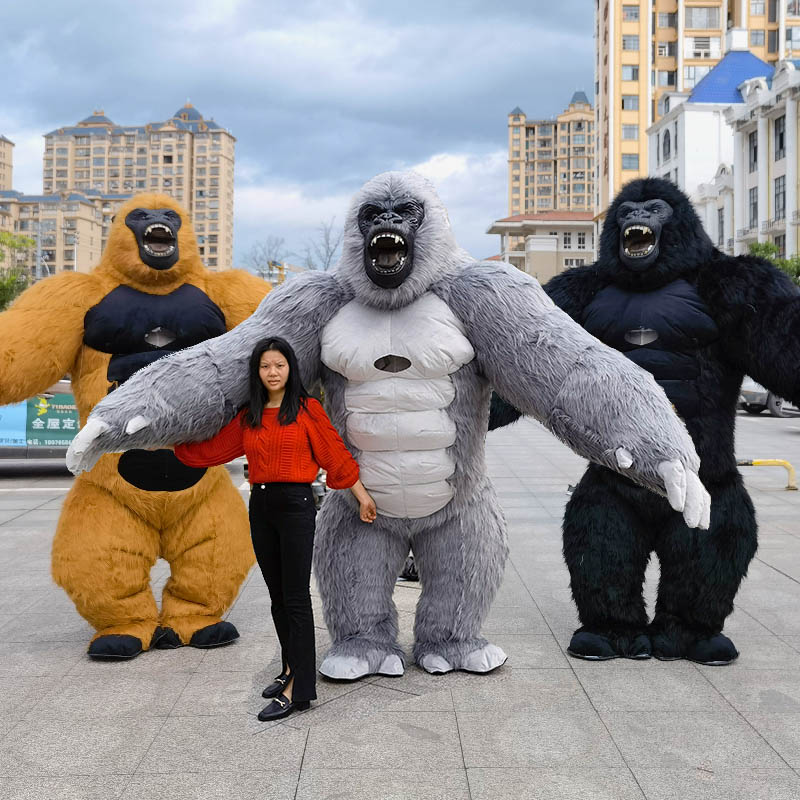 Real Life opblaasbare gorilla  - Inflatable Dinosaur Costume Adult recensie en prijs