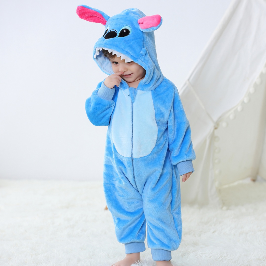 Baby Kigurumi Stitch Cartoon R - Spiderman Jumpsuit Kids recensie en prijs