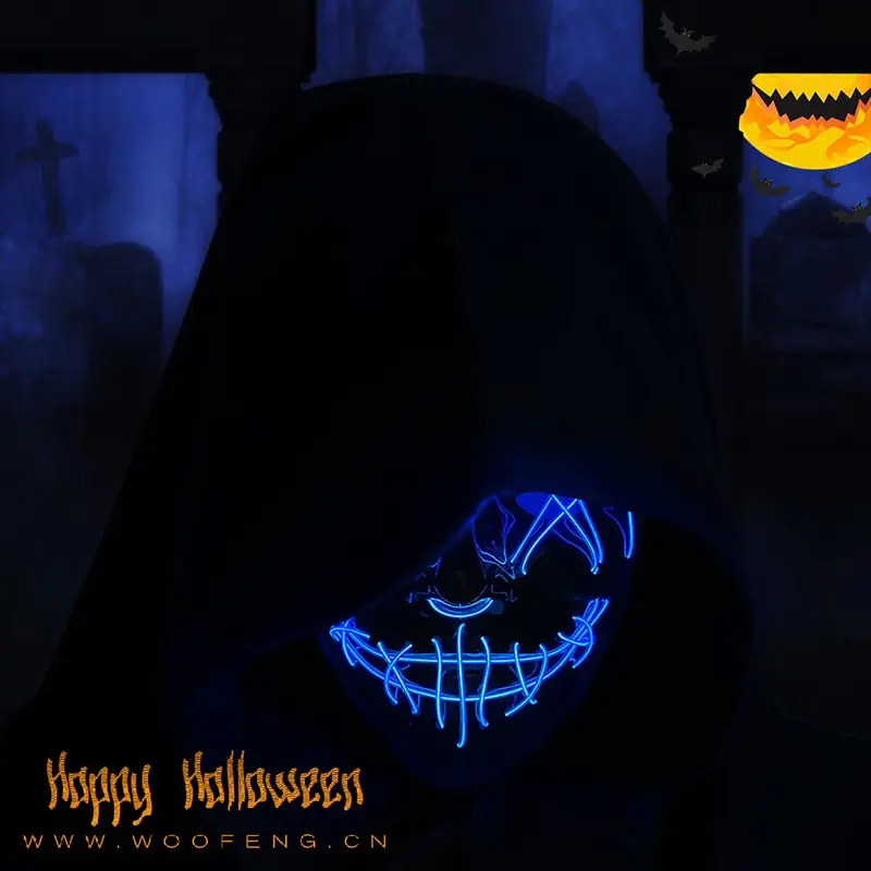 Hete Verkoop Halloween Gloeien - Led Purge Mask Halloween recensie en prijs
