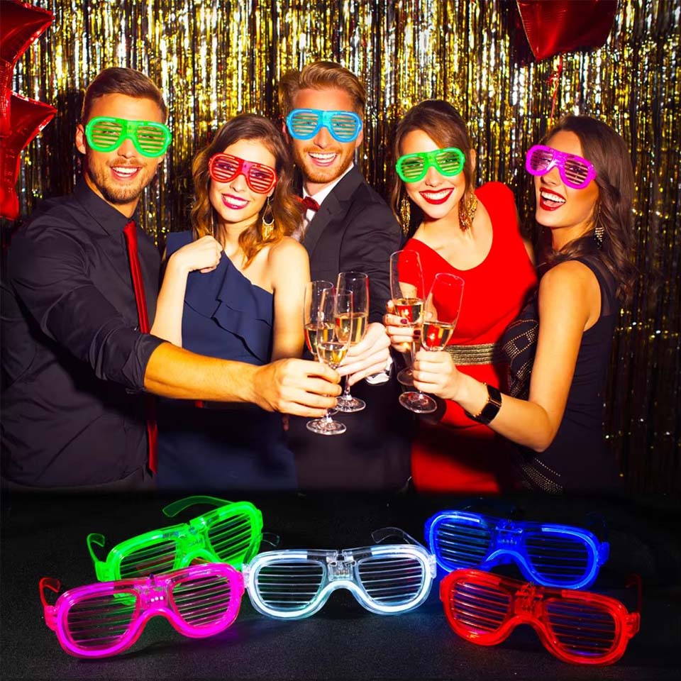 5-50 stuks oplichtende LED-bri - Glow In The Dark Party Glasses recensie en prijs