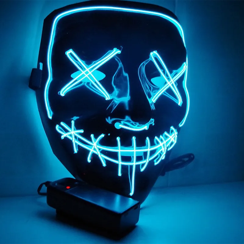 Draadloos Eng Gloeiend Masker  - Led Purge Mask Halloween recensie en prijs