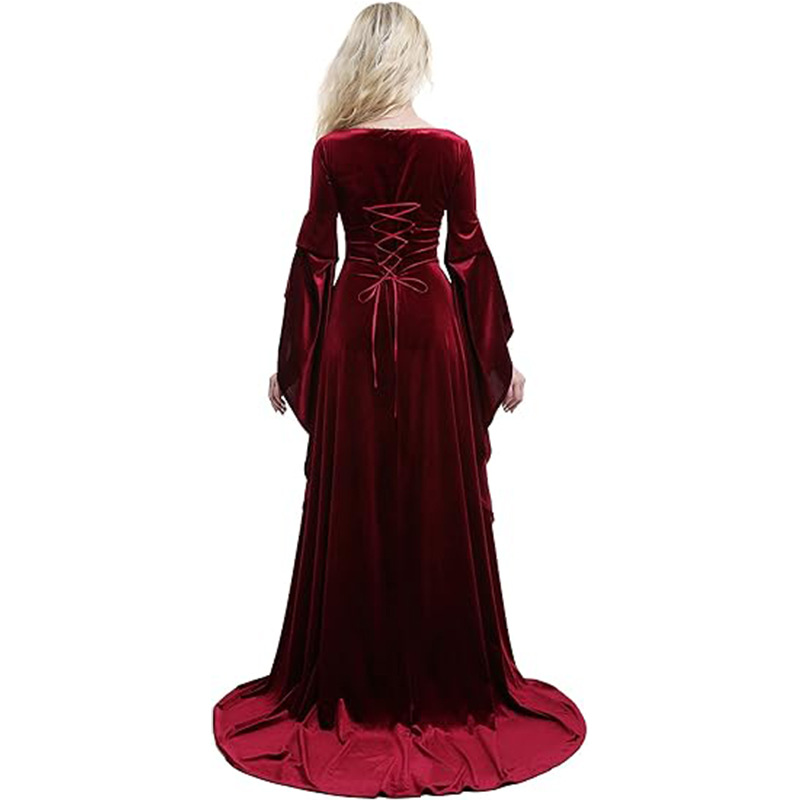 Vrouwen Middeleeuwse Jurk Rode - Medieval Renaissance Dress Women recensie en prijs