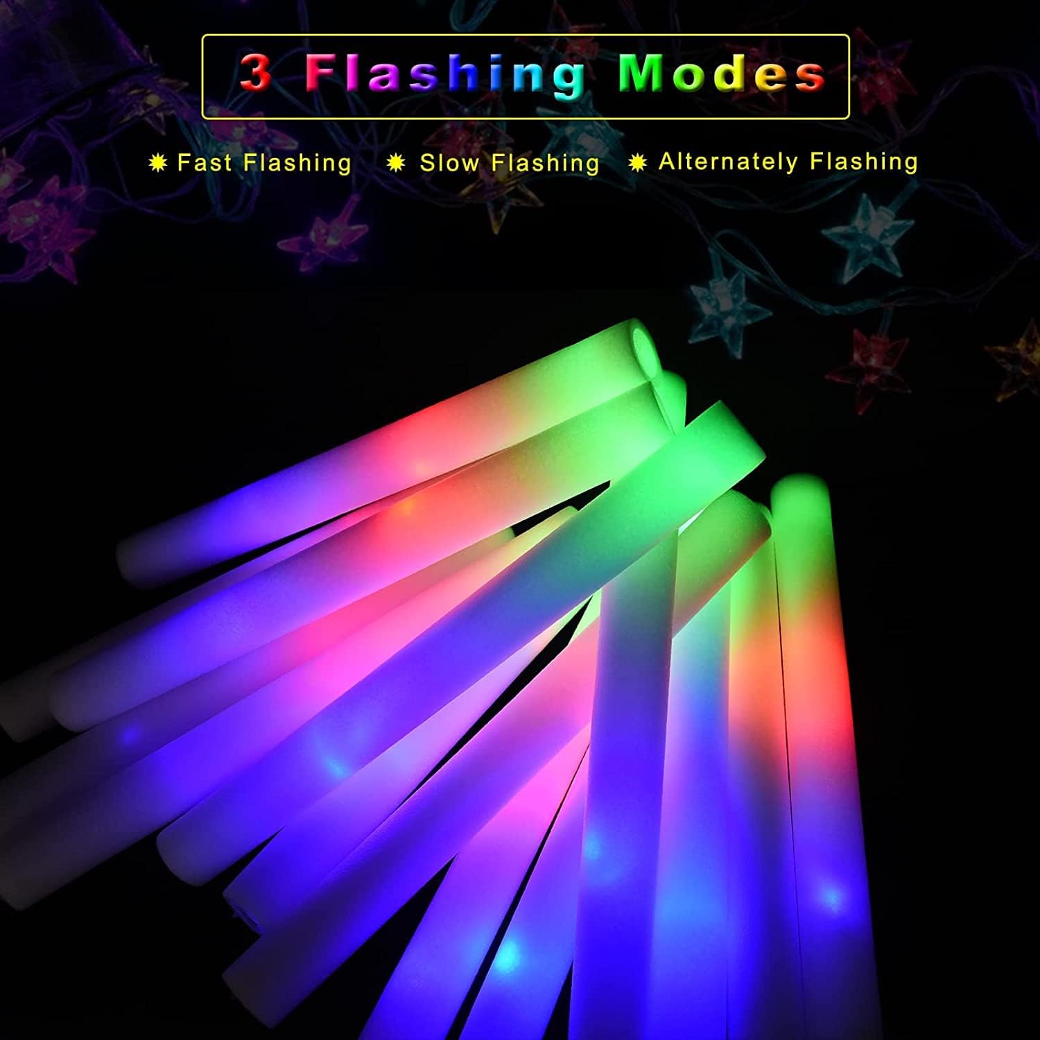 30 stuks Foam Glow Sticks met  - Flashing Led Foam Sticks Party recensie en prijs