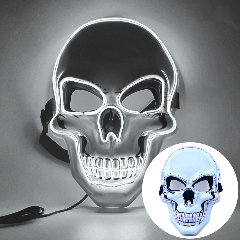 Mode Horror Halloween Schedel  - Led Purge Mask Halloween recensie en prijs