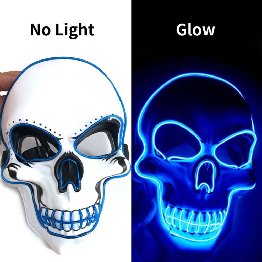 Mode Horror Halloween Schedel  - Led Purge Mask Halloween recensie en prijs
