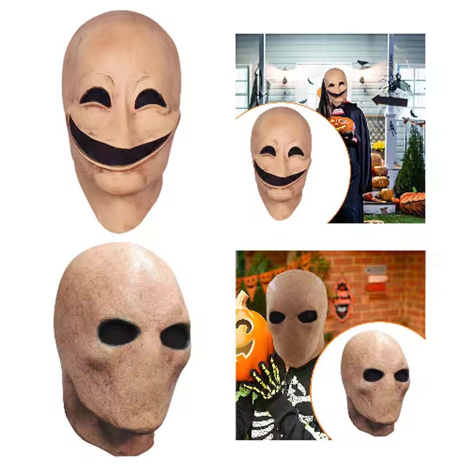 Gezichtsloze & Glimlachende Ma - Latex Alien Mask Realistic recensie en prijs