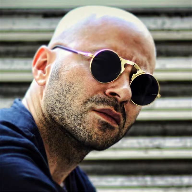 Retro Steampunk rode ronde zon - Glow In The Dark Party Glasses recensie en prijs
