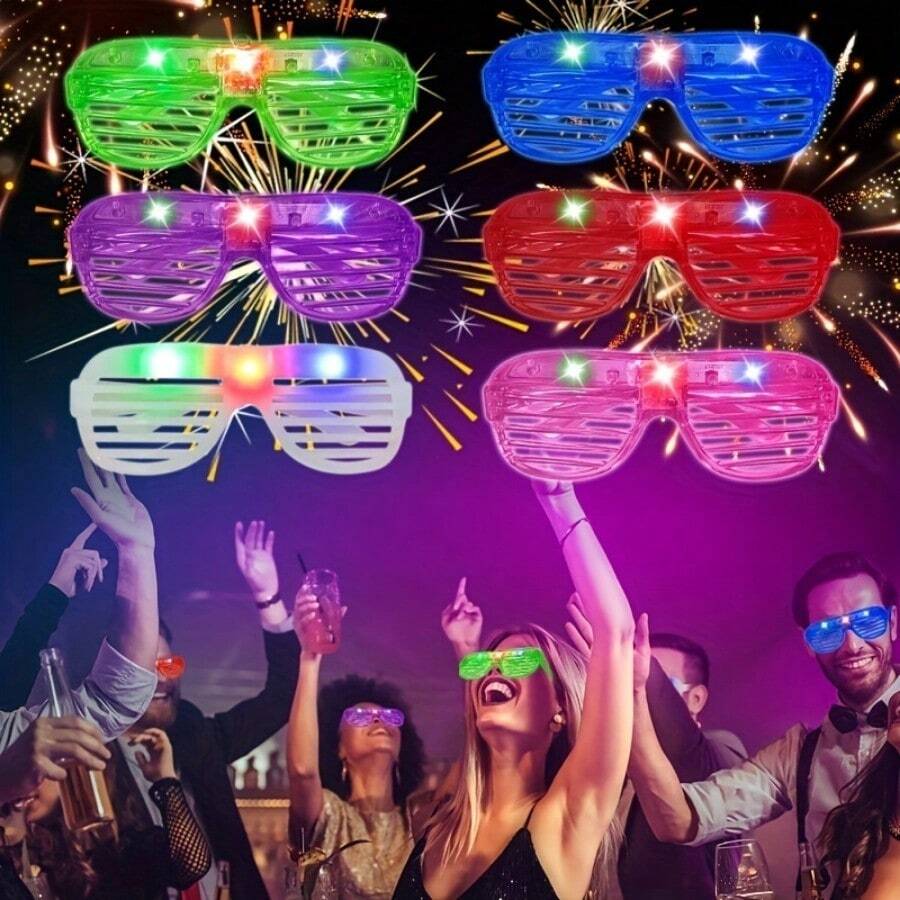 10-50 STKS LED-bril Oplichtend - Glow In The Dark Party Glasses recensie en prijs