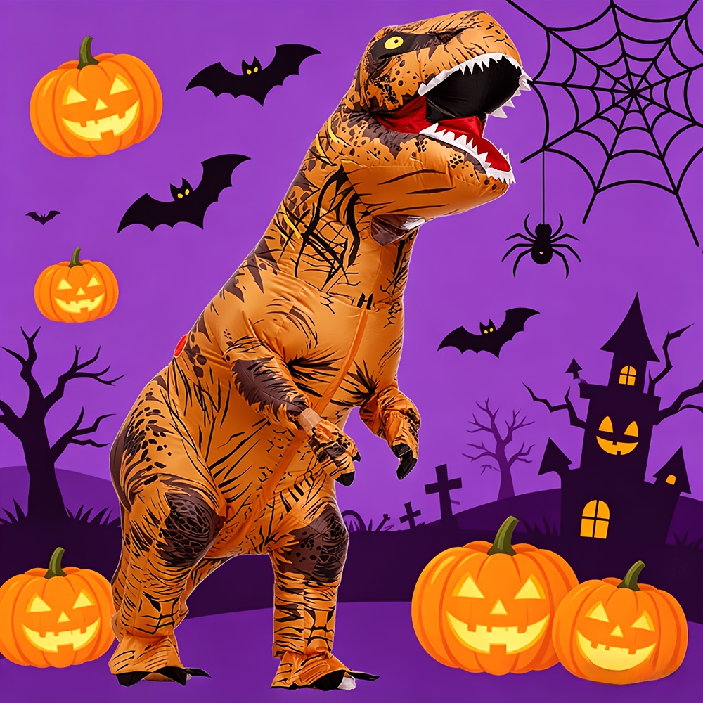 Opblaasbaar dinosaurus Hallowe - Inflatable Dinosaur Costume Adult recensie en prijs