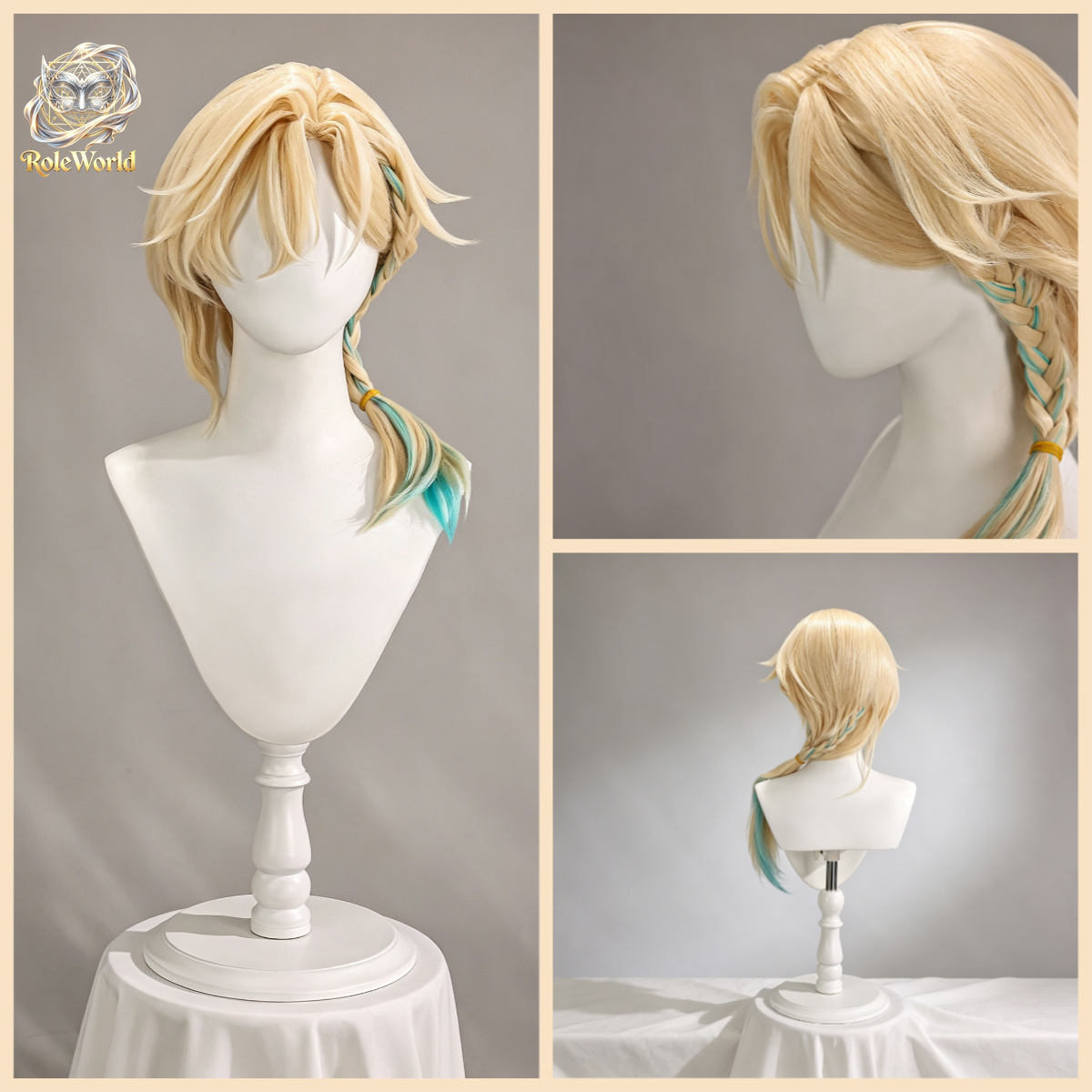 Honkai Star Rail Aventurine Wa - Anime Cosplay Wig Heat Resistant recensie en prijs