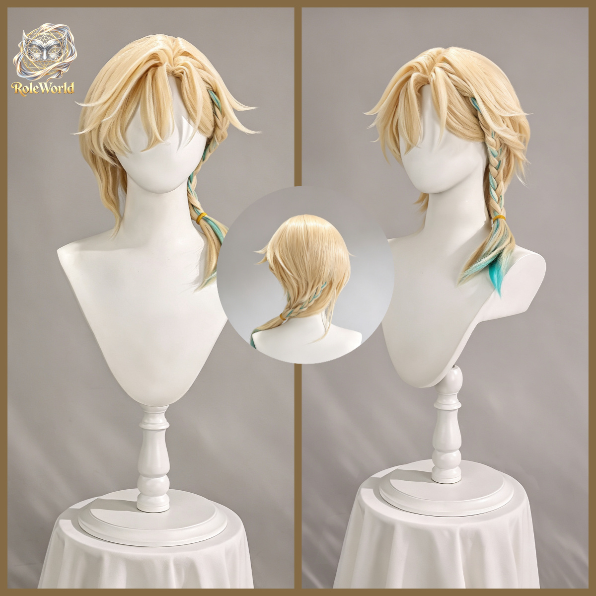 Honkai Star Rail Aventurine Wa - Anime Cosplay Wig Heat Resistant recensie en prijs