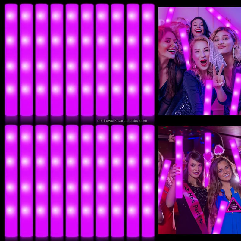 20 stuks schuim glowsticks kle - Flashing Led Foam Sticks Party recensie en prijs