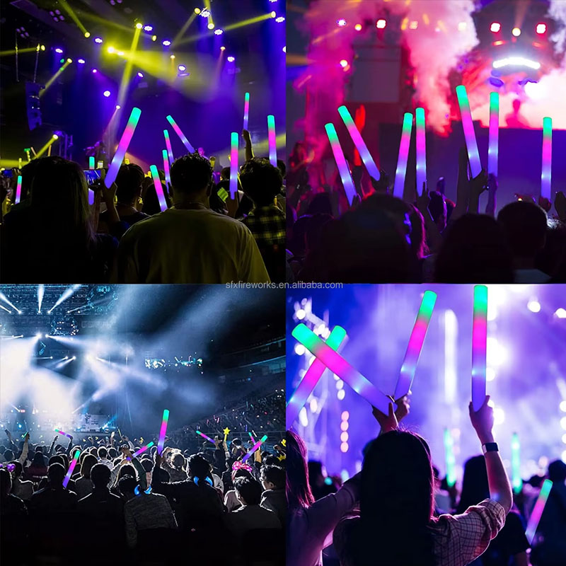 20 stuks schuim glowsticks kle - Flashing Led Foam Sticks Party recensie en prijs