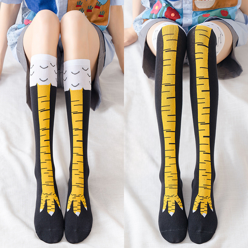 Mannen Vrouwen Grappige 3D Kip - Funny Chicken Leg Socks recensie en prijs