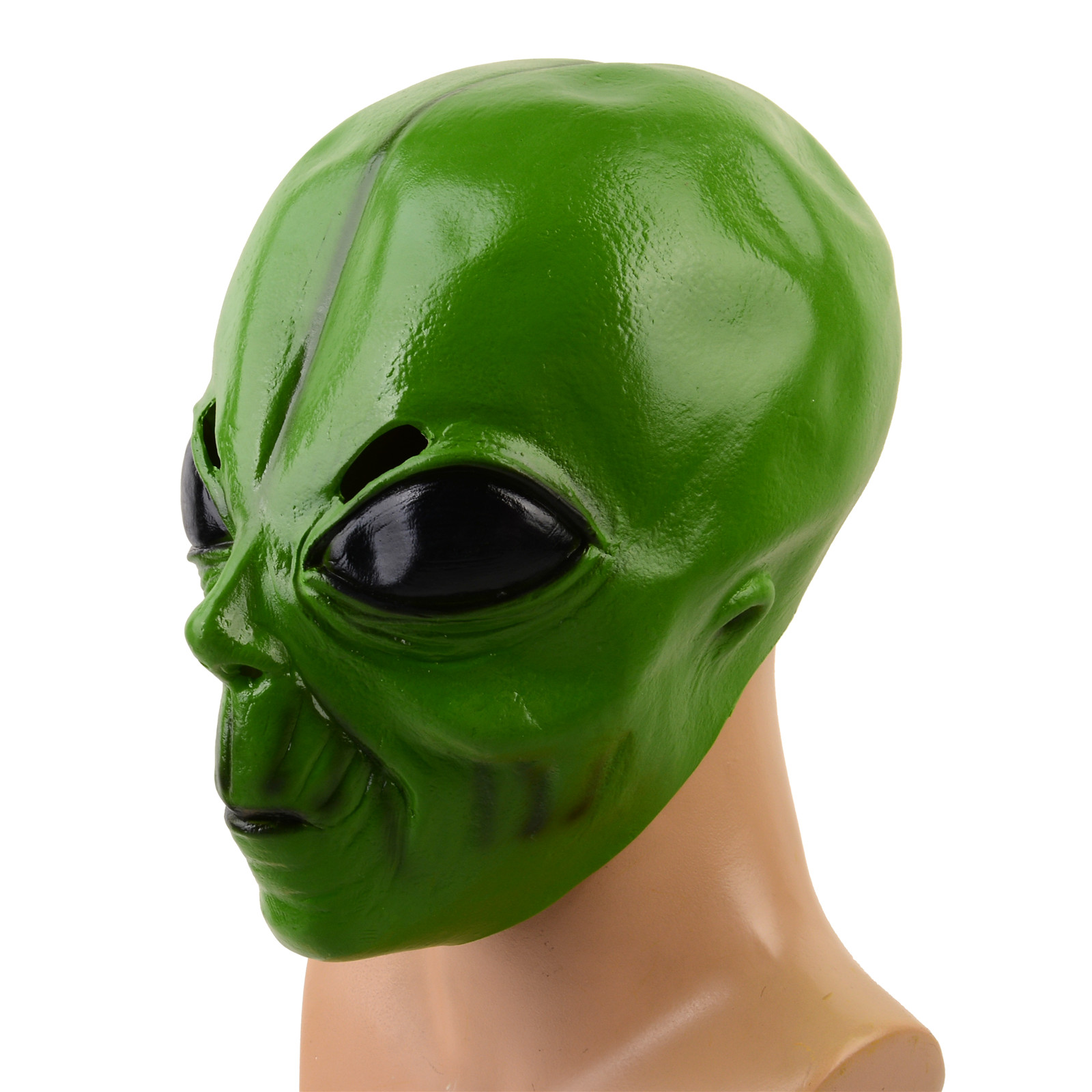 1 stuk realistisch latex groen - Latex Alien Mask Realistic recensie en prijs
