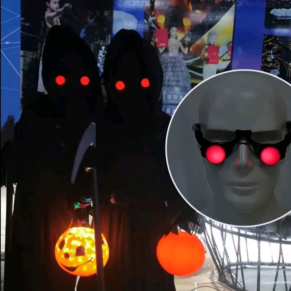 Halloween Horror Rode Ogen Bri - Glow In The Dark Party Glasses recensie en prijs