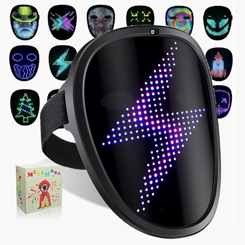 LED-masker met gebarendetectie - Led Purge Mask Halloween recensie en prijs