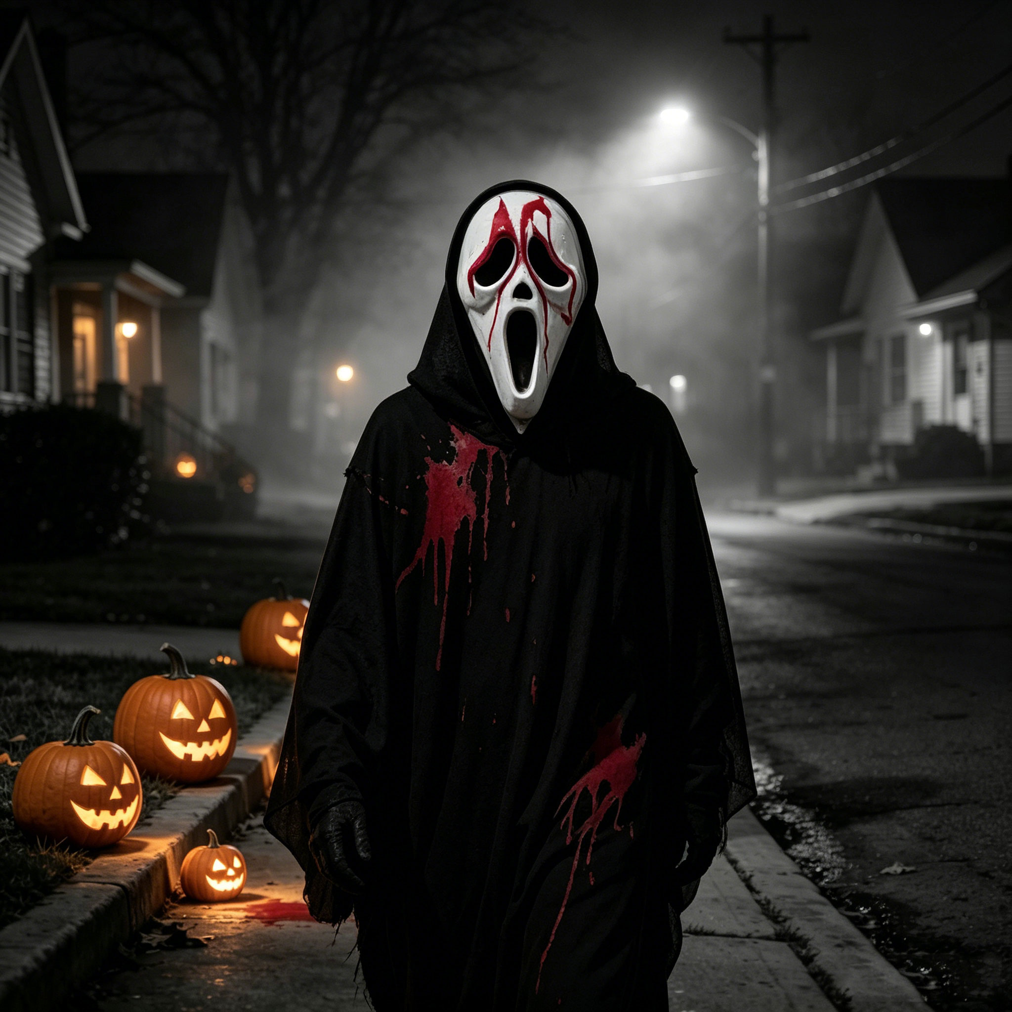 Ghost Horror Masker met zwarte - Led Purge Mask Halloween recensie en prijs