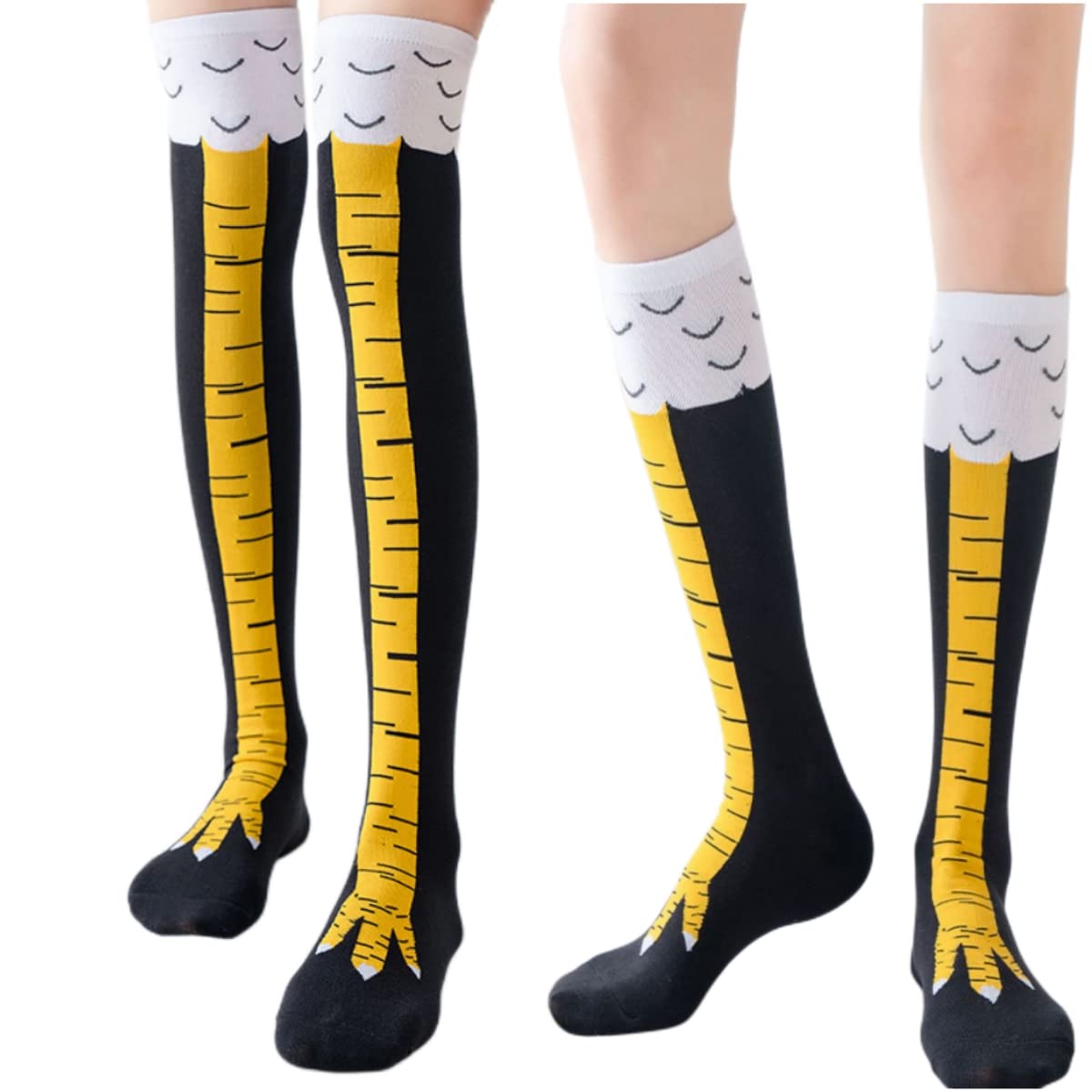 1/2/5 Paar Dames Kniekousen Tr - Funny Chicken Leg Socks recensie en prijs