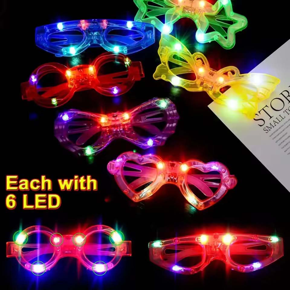 10/20/30/40/50 Stuks LED Light - Glow In The Dark Party Glasses recensie en prijs